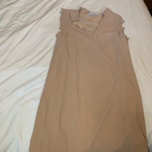 Naked zebra midi dress